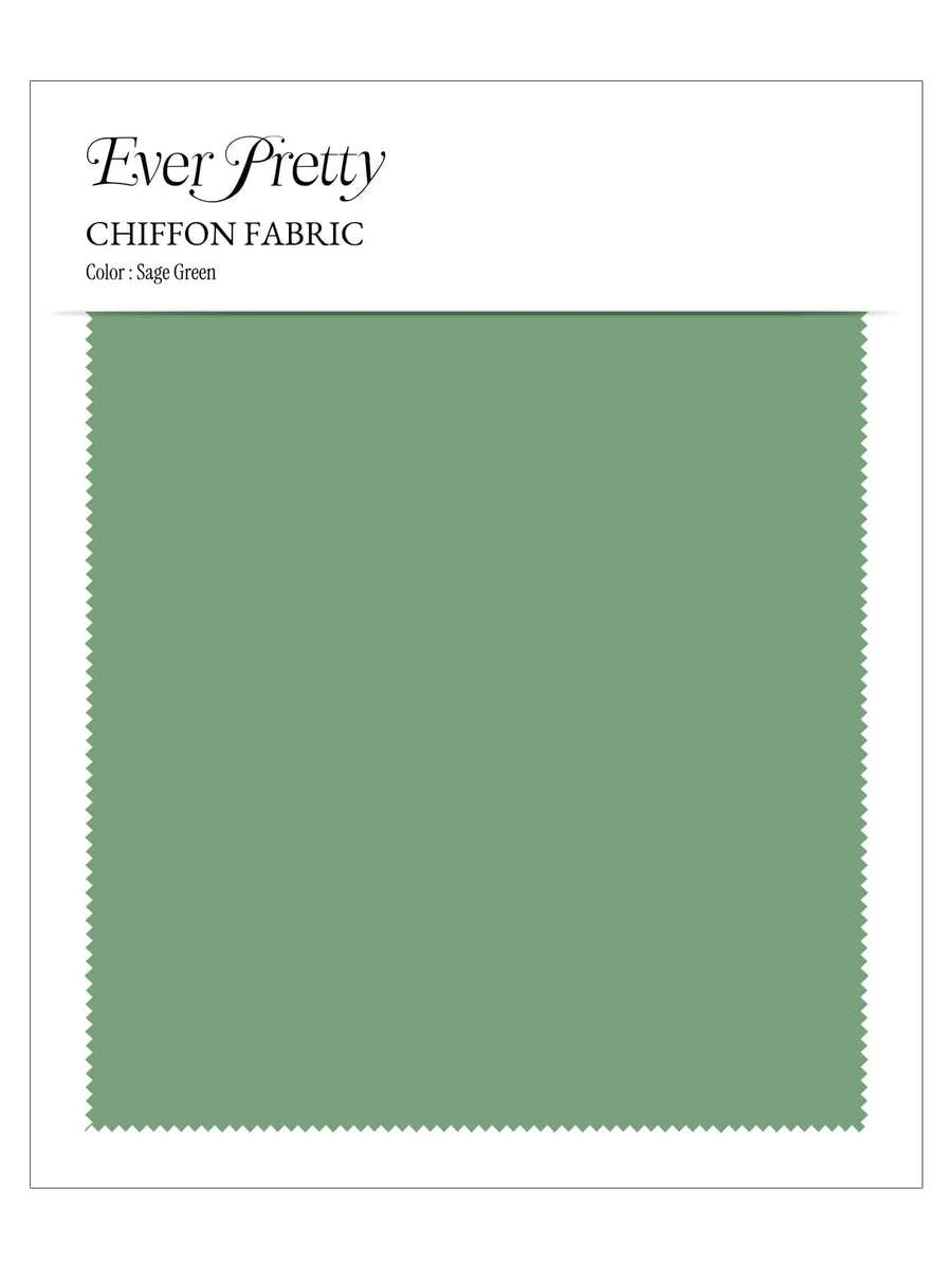 Ever-Pretty Chiffon Swatch #Color_Sage Green