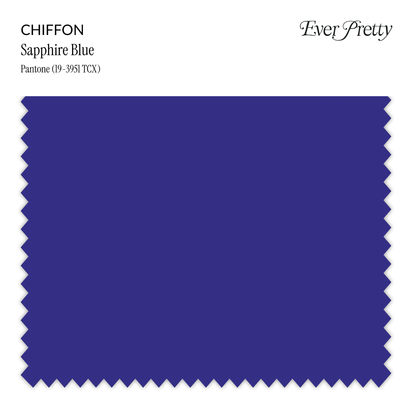 Ever-Pretty Chiffon Swatch #Color_Sapphire Blue
