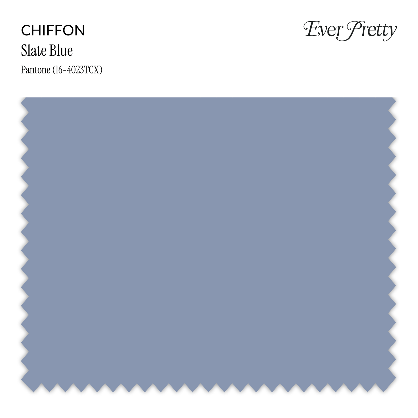 Ever-Pretty Chiffon Swatch #Color_Slate Blue