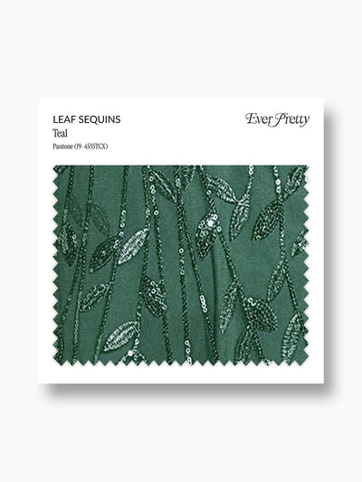 Ever-Pretty Leaf Sequin Swatch