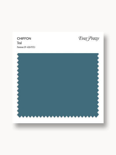 Ever-Pretty Chiffon Swatch Teal