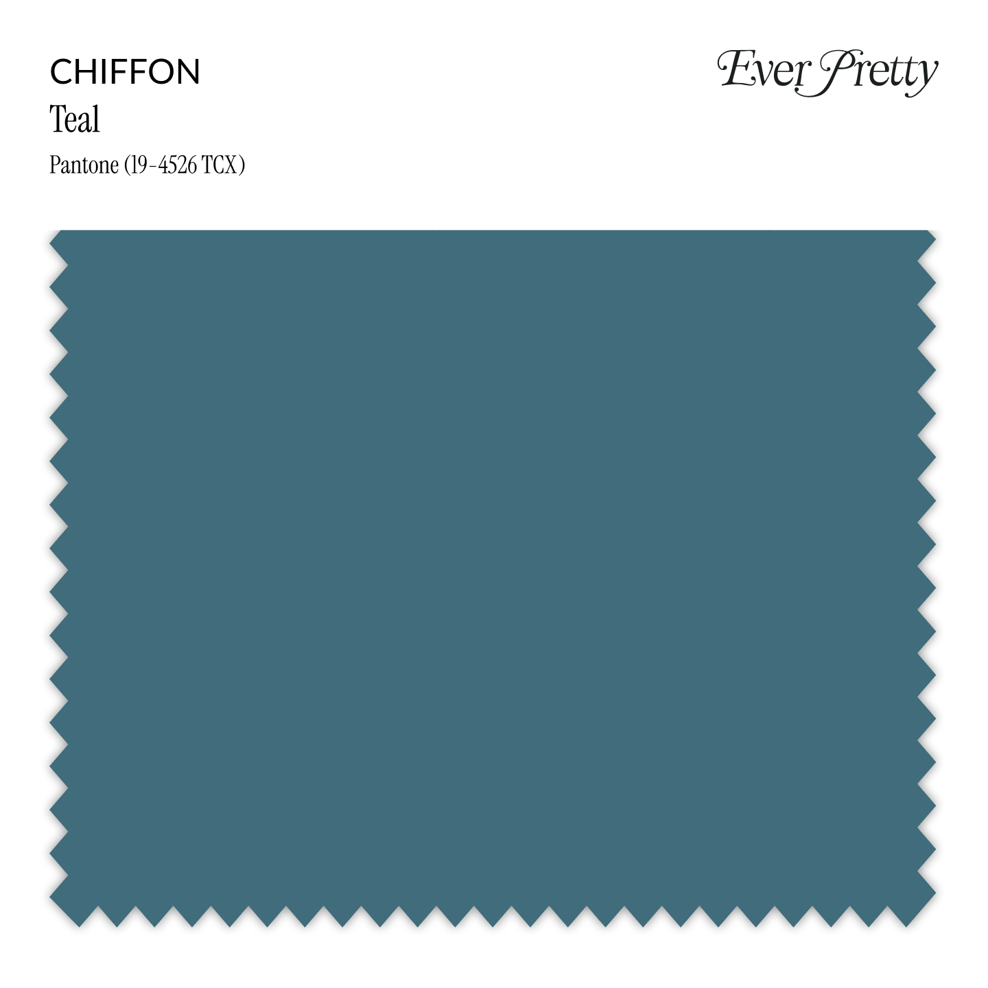 Ever-Pretty Chiffon Swatch #Color_Teal