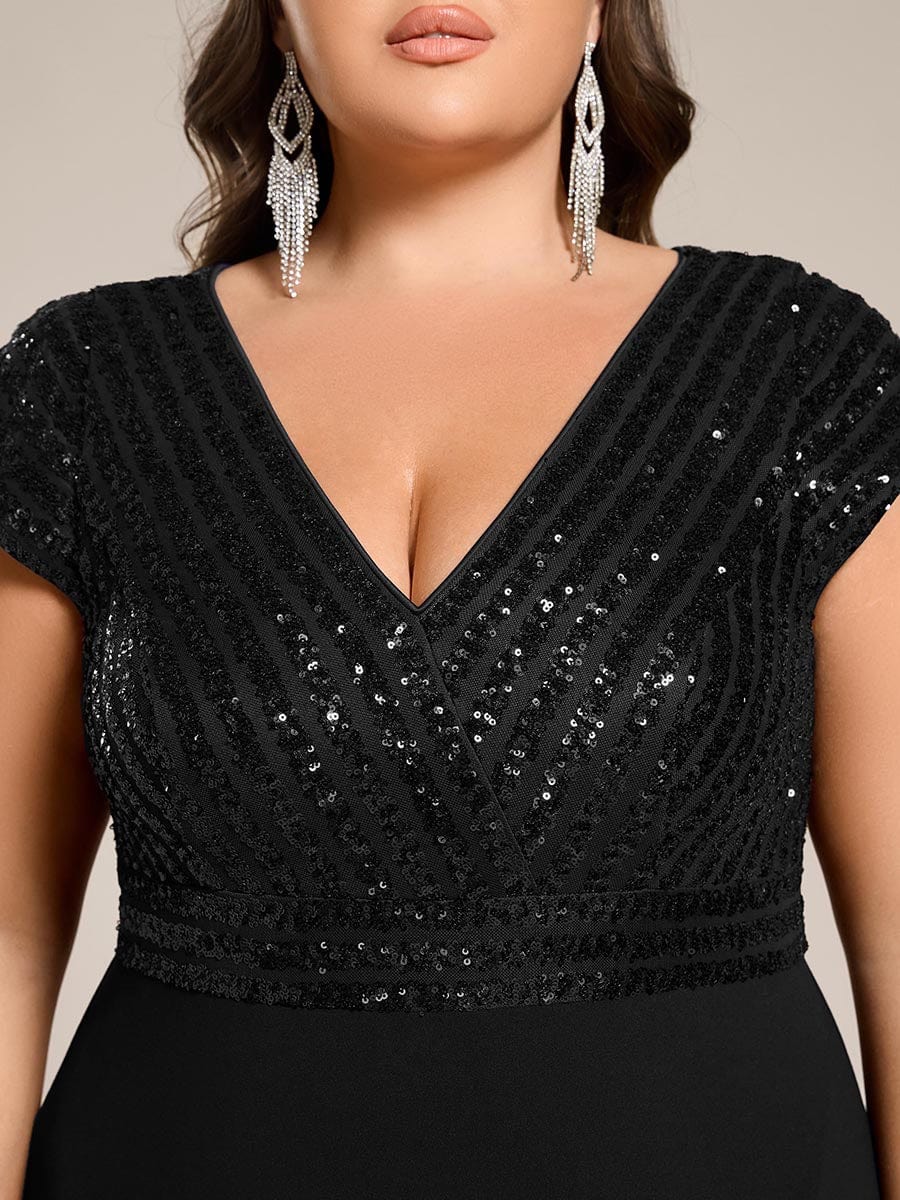 Top Picks Black Evening Gowns #style_EE02325BK