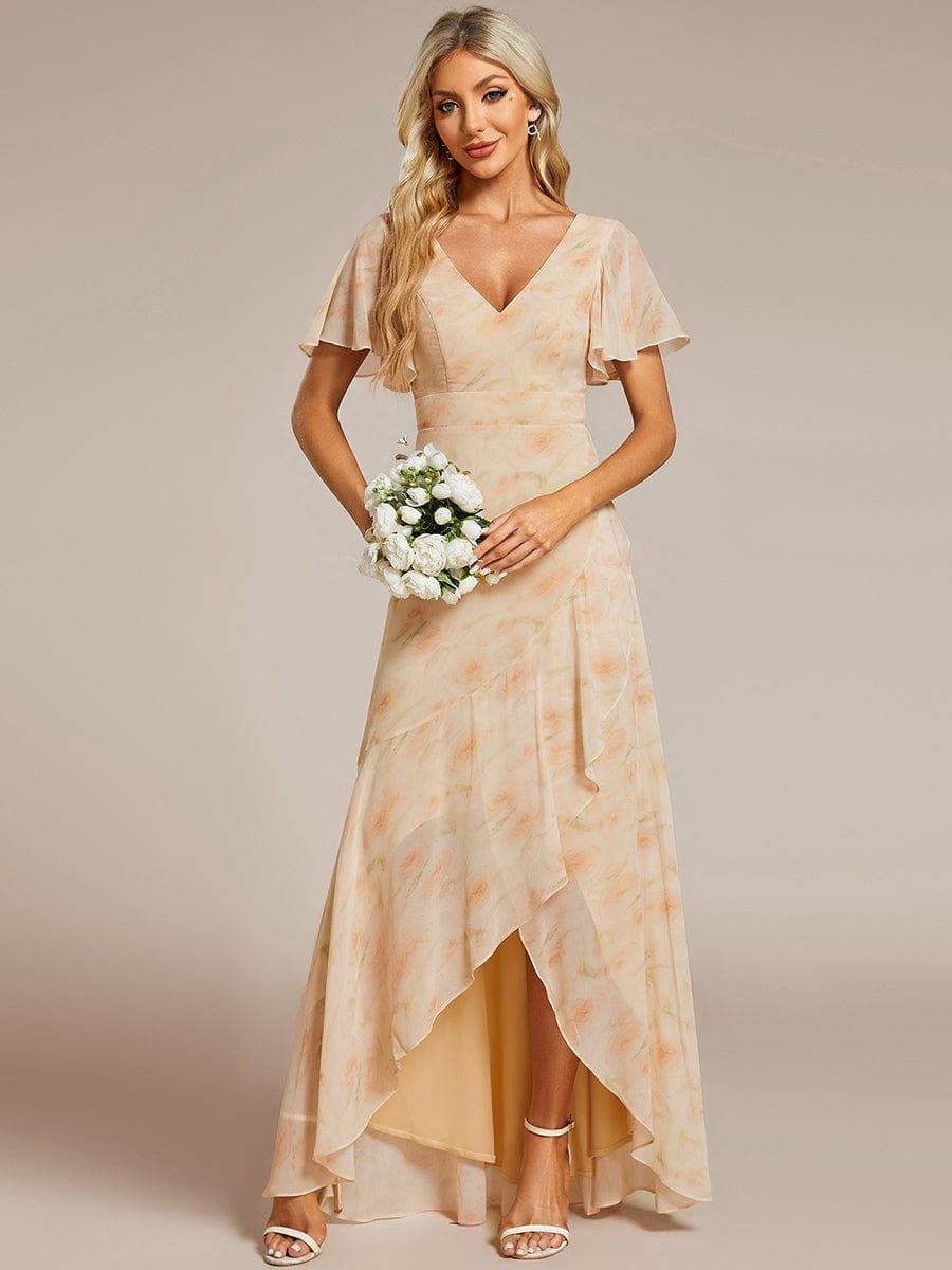 Gold Bridesmaid Dresses #style_ES01749LR