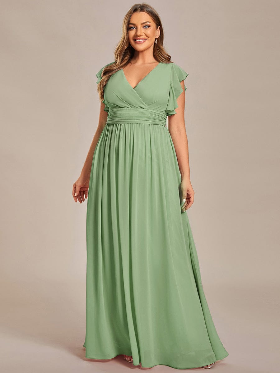 Sage Green Bridesmaid Dresses #style_ES01819SG