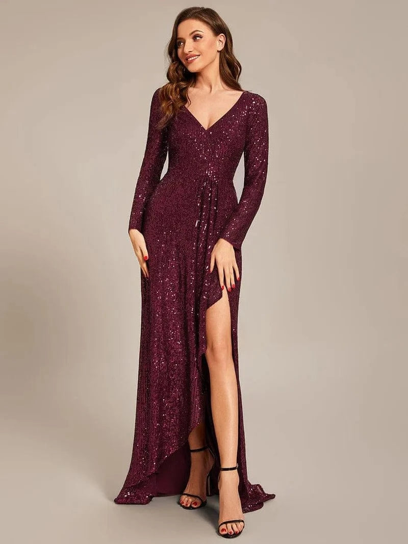 Burgundy Evening Dresses