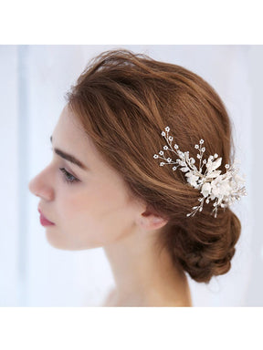 Romantic Floral Bridal Hair Comb