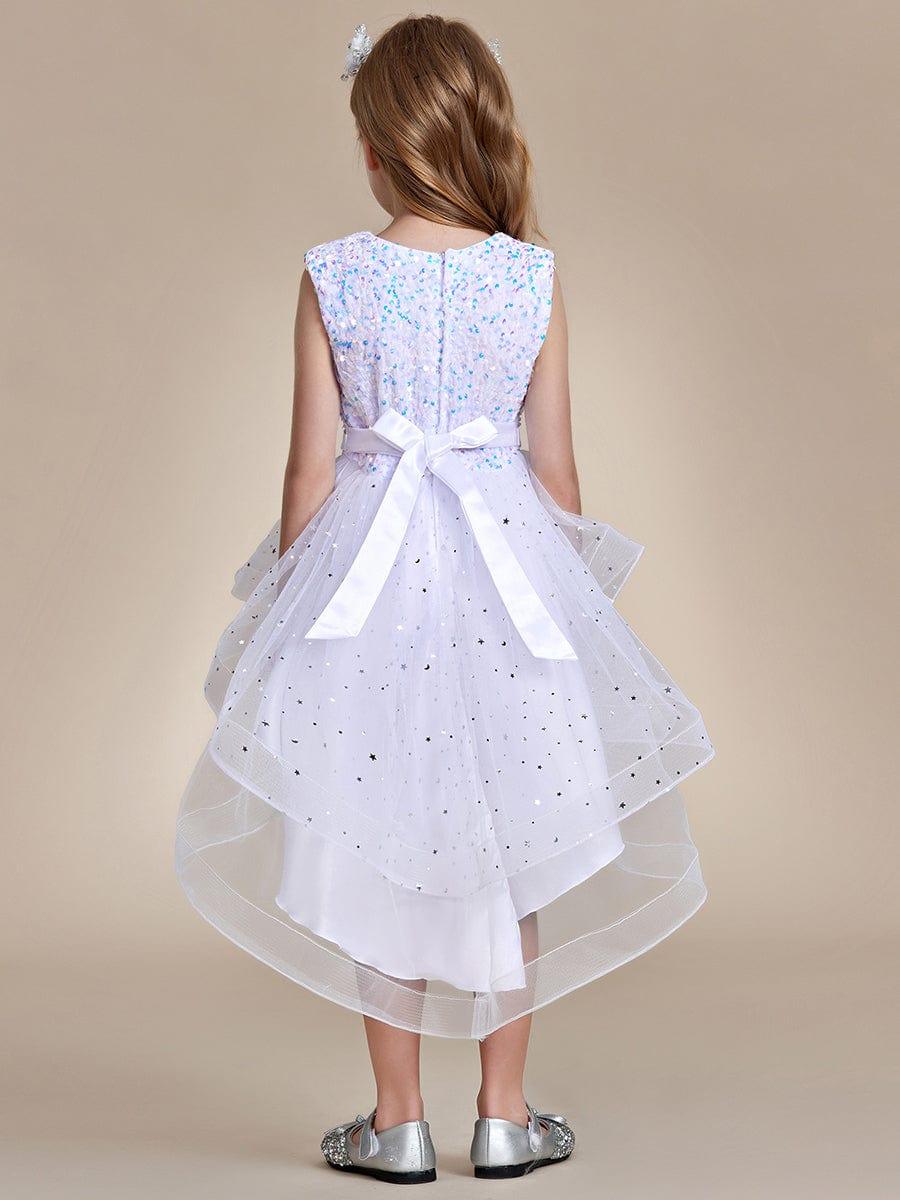 Girls casual white best sale dress