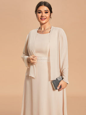 Custom Size Charming Two-Piece A-Line Mother of the Bride Dress with Long Sleeves Top