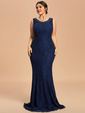 Custom Size Elegant Lace Mermaid Dress with Chiffon Jacket Two-Piece Set