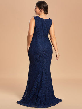 Custom Size Elegant Lace Mermaid Dress with Chiffon Jacket Two-Piece Set