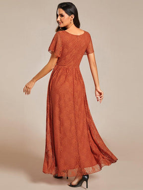 Rust lace deals maxi dress