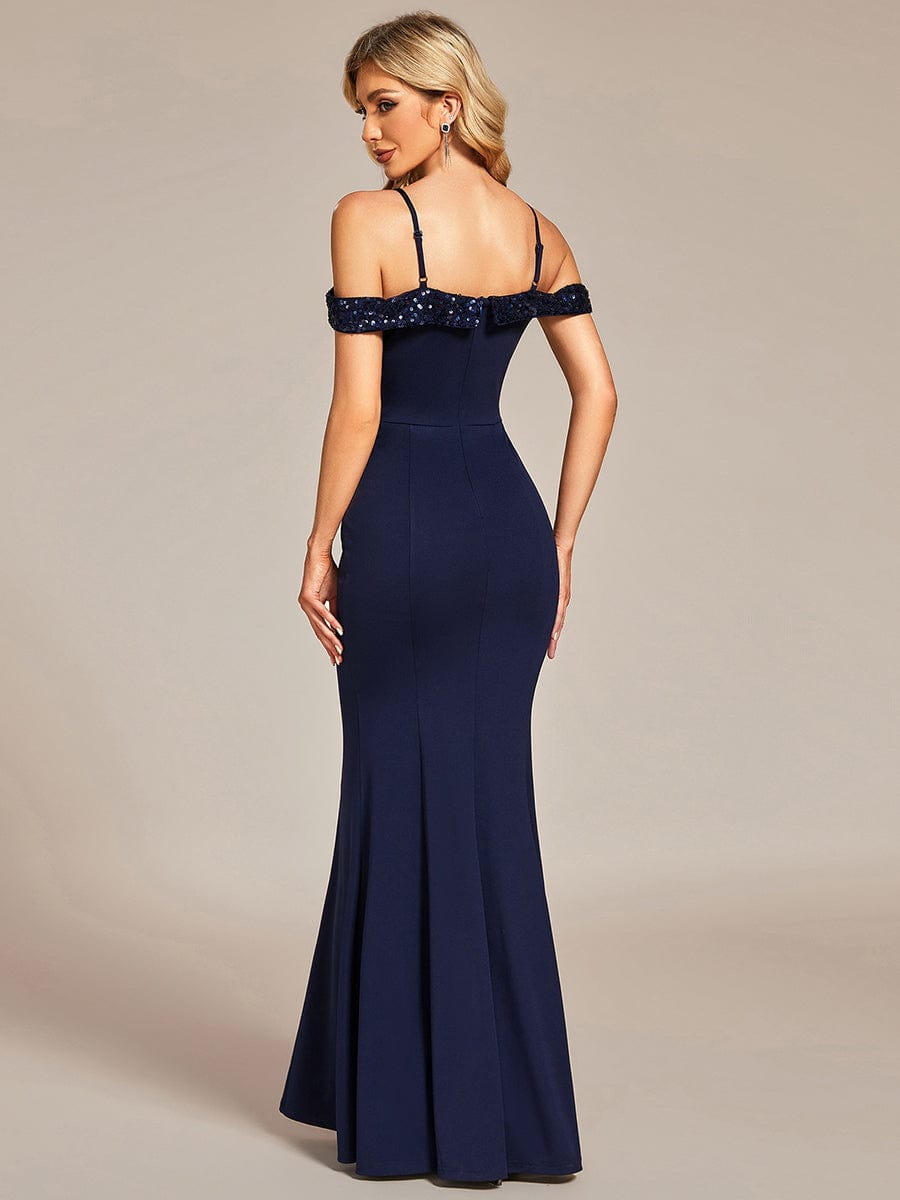 Stylish Plus Size Sparkling Mermaid Evening Dress