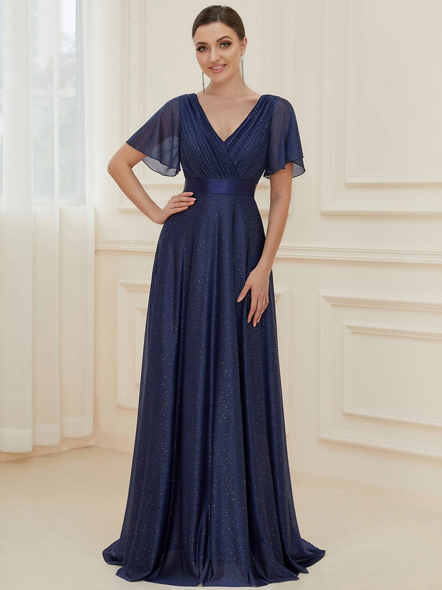 Navy Blue Bridesmaid Dresses #style_EE50159NB
