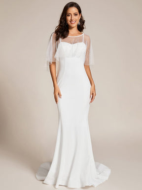 Custom Size Sweetheart Neckline Bodycon Wedding Dress