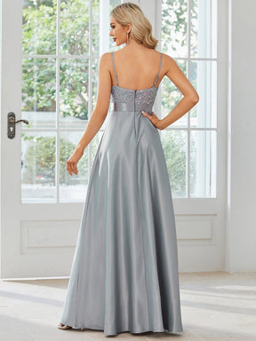 Sparkling A-Line Prom Dress with Spaghetti Straps
