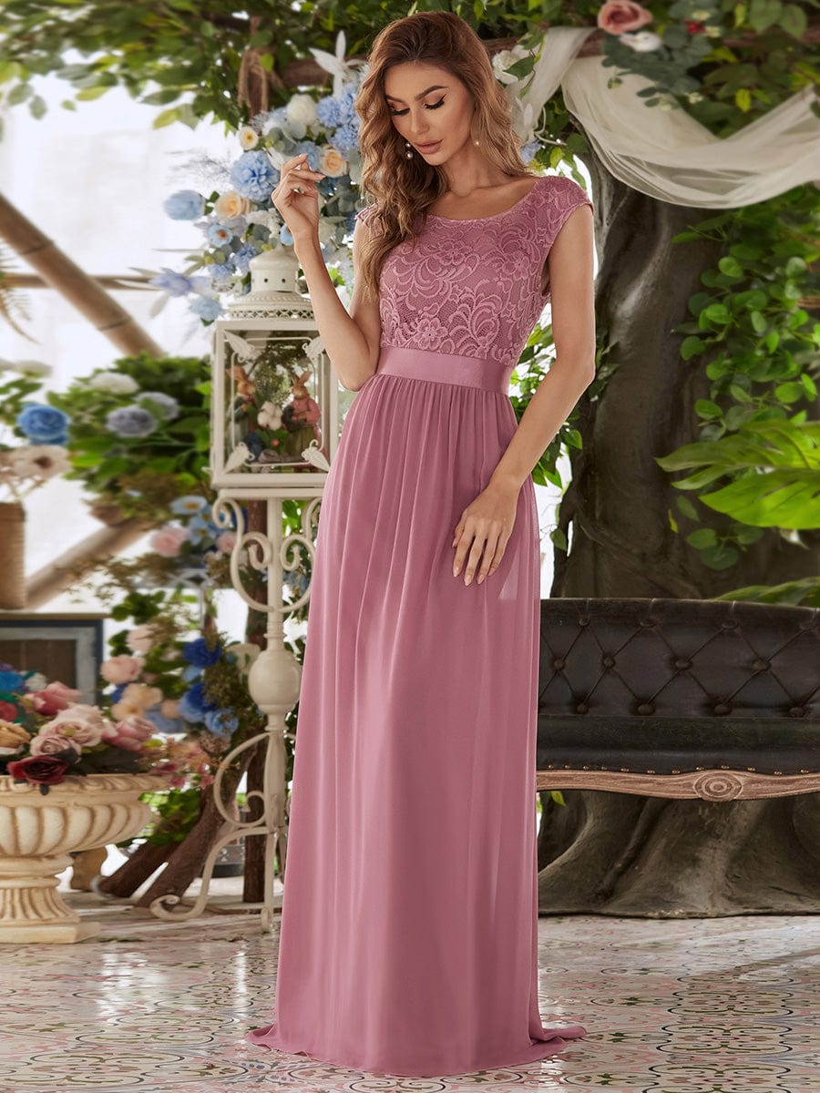 Purple Orchid Bridesmaid Dresses #style_EP00646OD