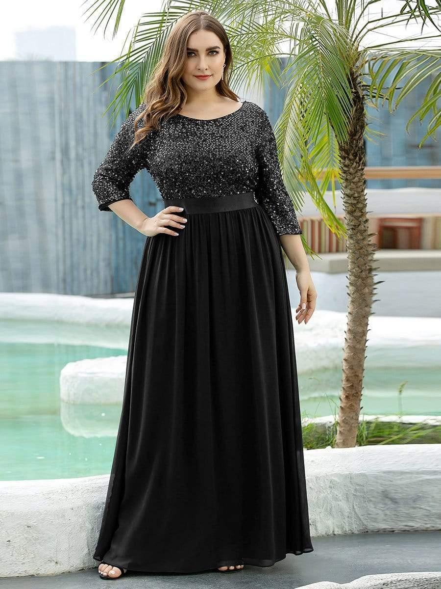 Black Concert Dresses #style_EE00685BK
