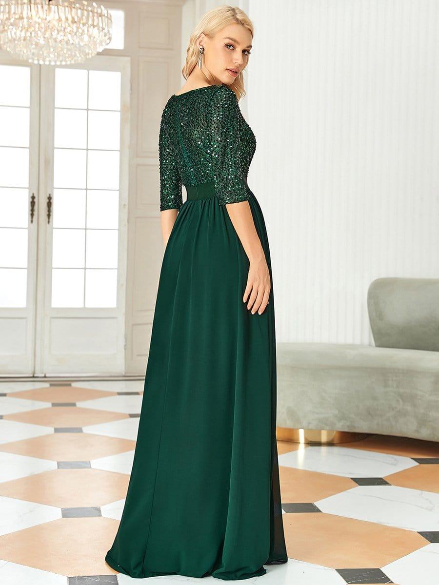 Dark Green Concert Dresses #style_EE00685DG
