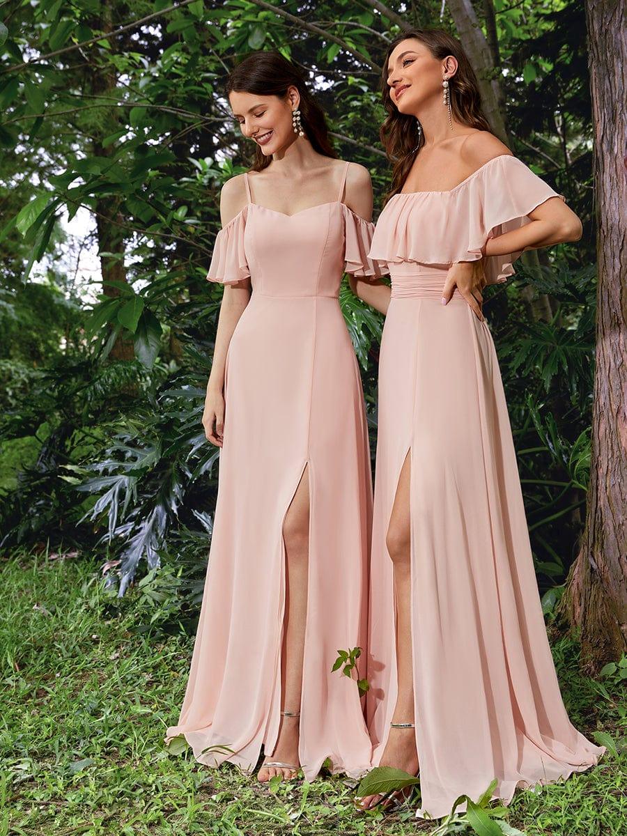 Top Picks Pink Chiffon Bridesmaid Dresses