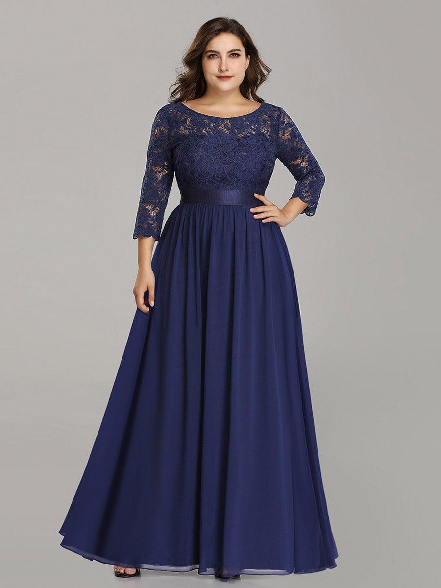 Blue Concert Dresses #style_EP07412NB