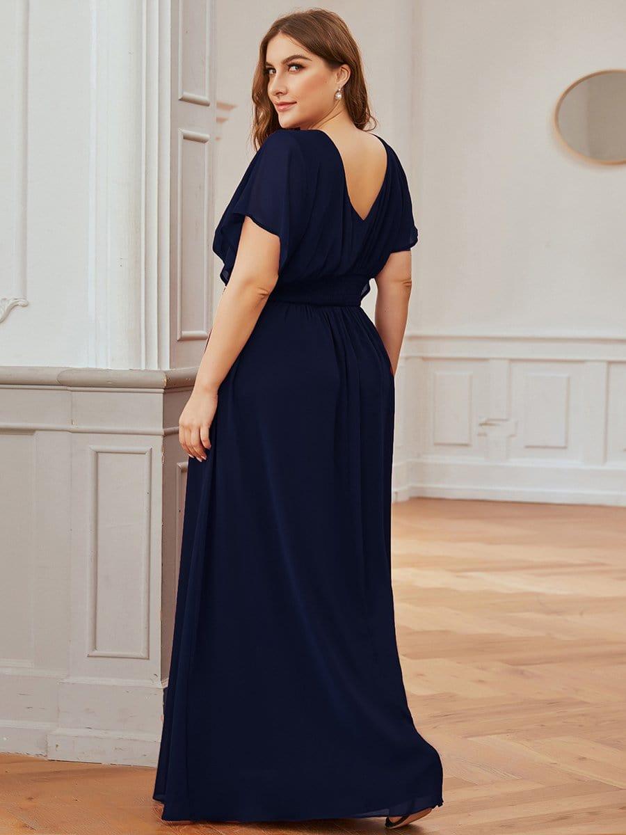 Stunning A-Line Empire Waist Chiffon Wedding Guest Dress