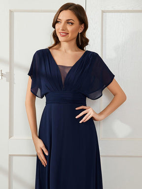 Stunning A-Line Empire Waist Chiffon Wedding Guest Dress