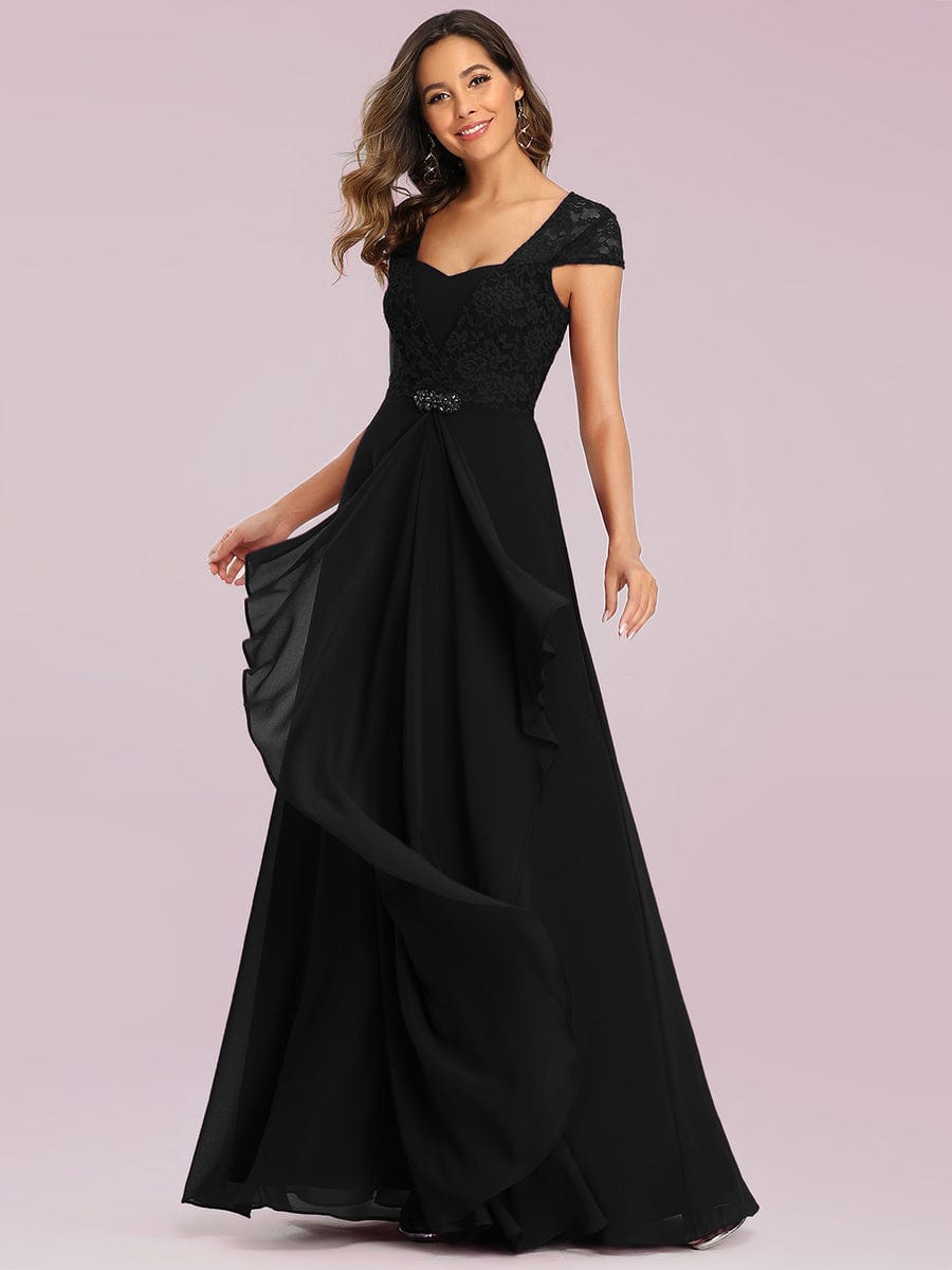 Cap sleeve dress best sale for wedding guest