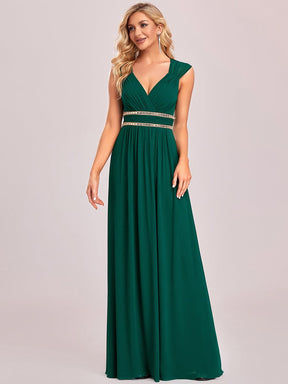 Custom Size Sleeveless Grecian Style Formal Evening Dresses for Women