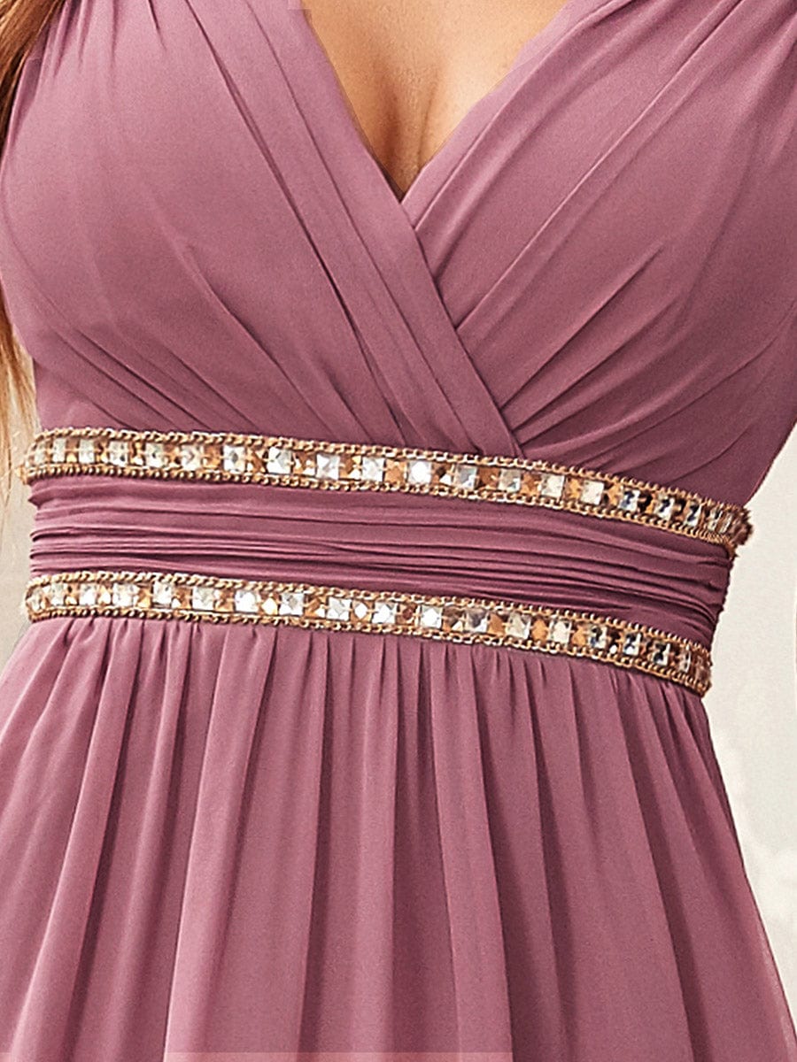 Custom Size Sleeveless Grecian Style Formal Evening Dresses for Women