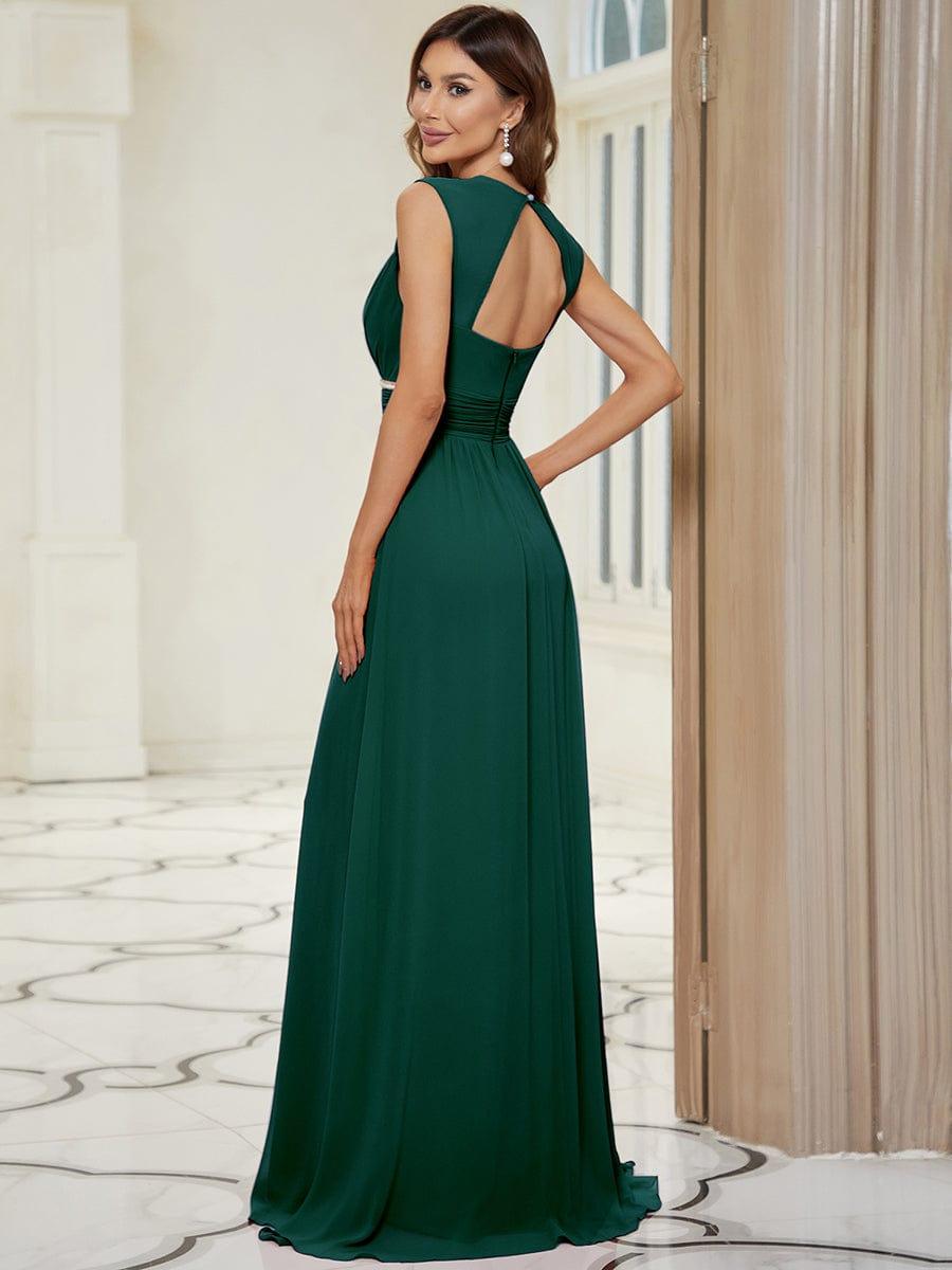 Sleeveless Grecian Style Formal Evening Dresses for Women