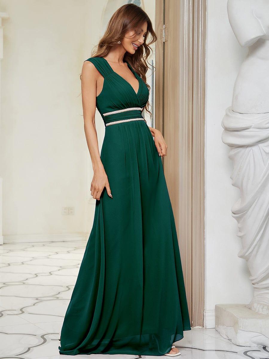 Sleeveless Grecian Style Formal Evening Dresses for Women