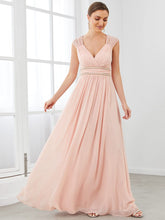 Sleeveless Grecian Style Formal Evening Dresses for Women #color_Pink