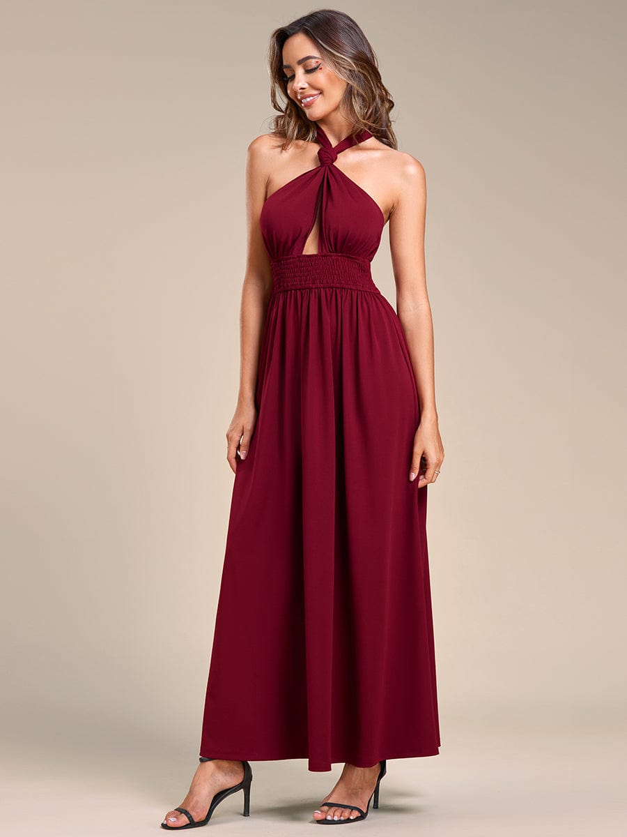 Multiway A-Line Bridesmaid Dress with Elastic Waist