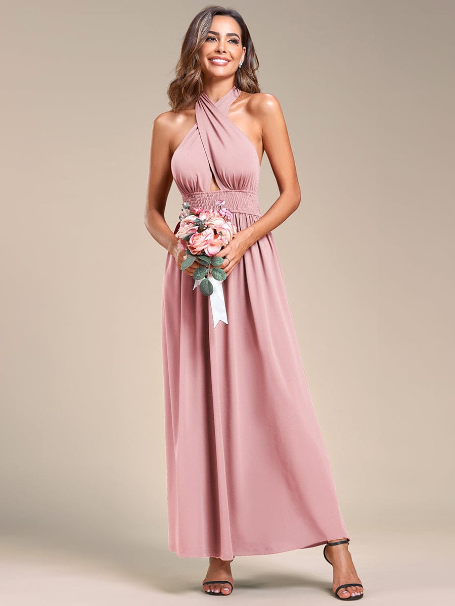 Multiway A-Line Bridesmaid Dress with Elastic Waist